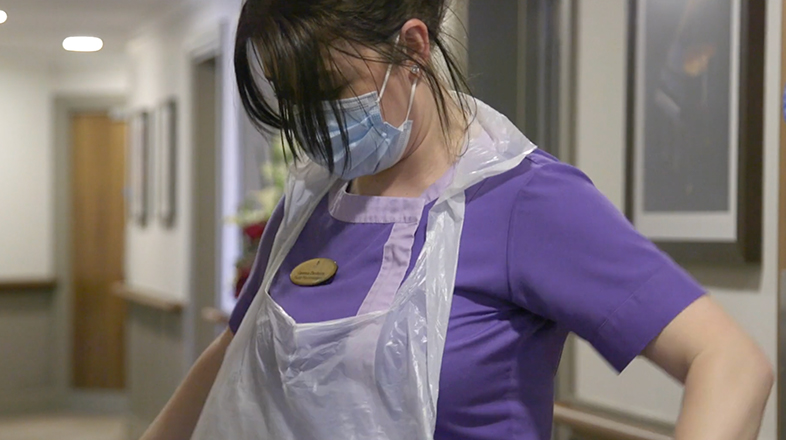 staff of care home
