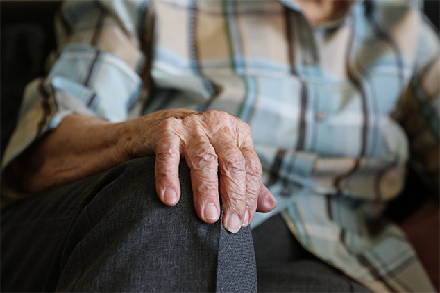 old man hand