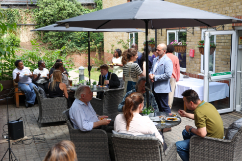 Guests in the garden